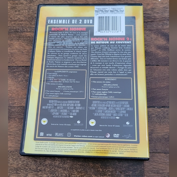 💫 2 for $8✨️ Sister Act 1 & 2 Dvd movoe box set gift set- english & french - Picture 2 of 4